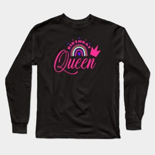 birthday queen Long Sleeve T-Shirt